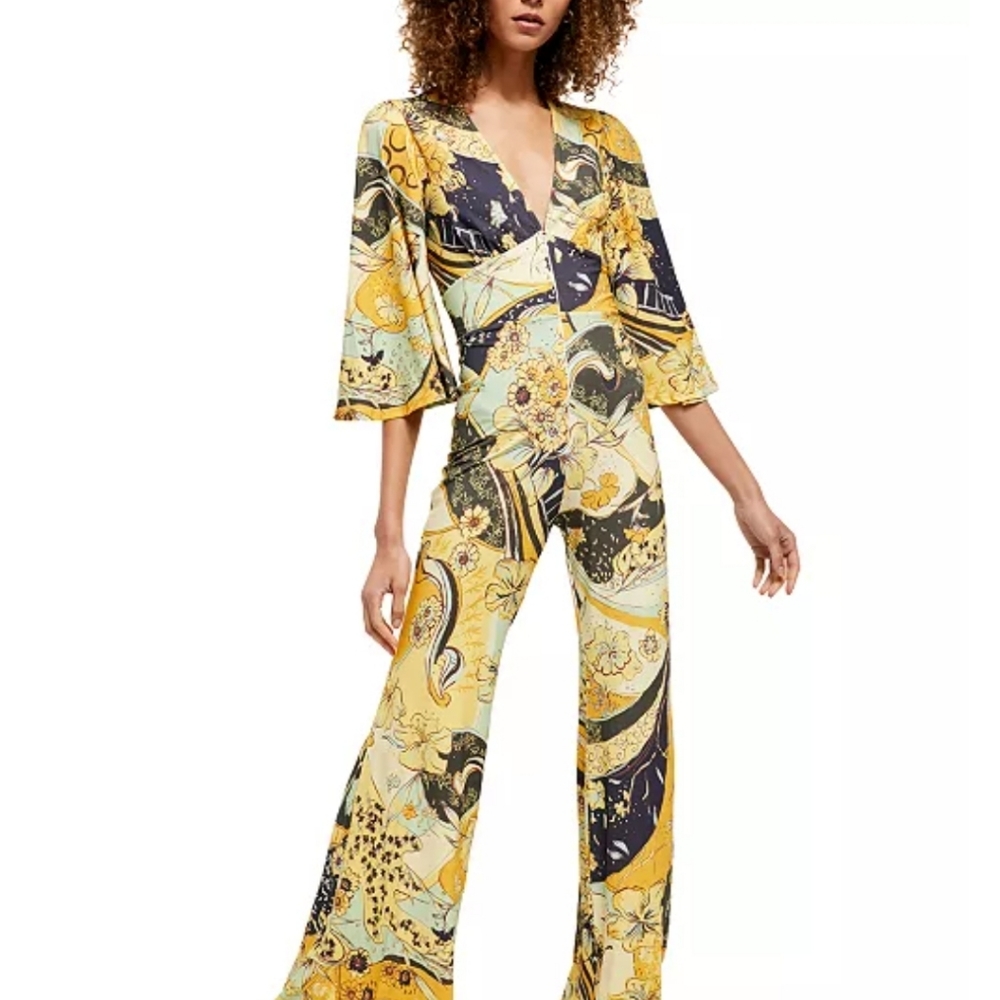 Free People Night Fever Jumpsuit NWOT